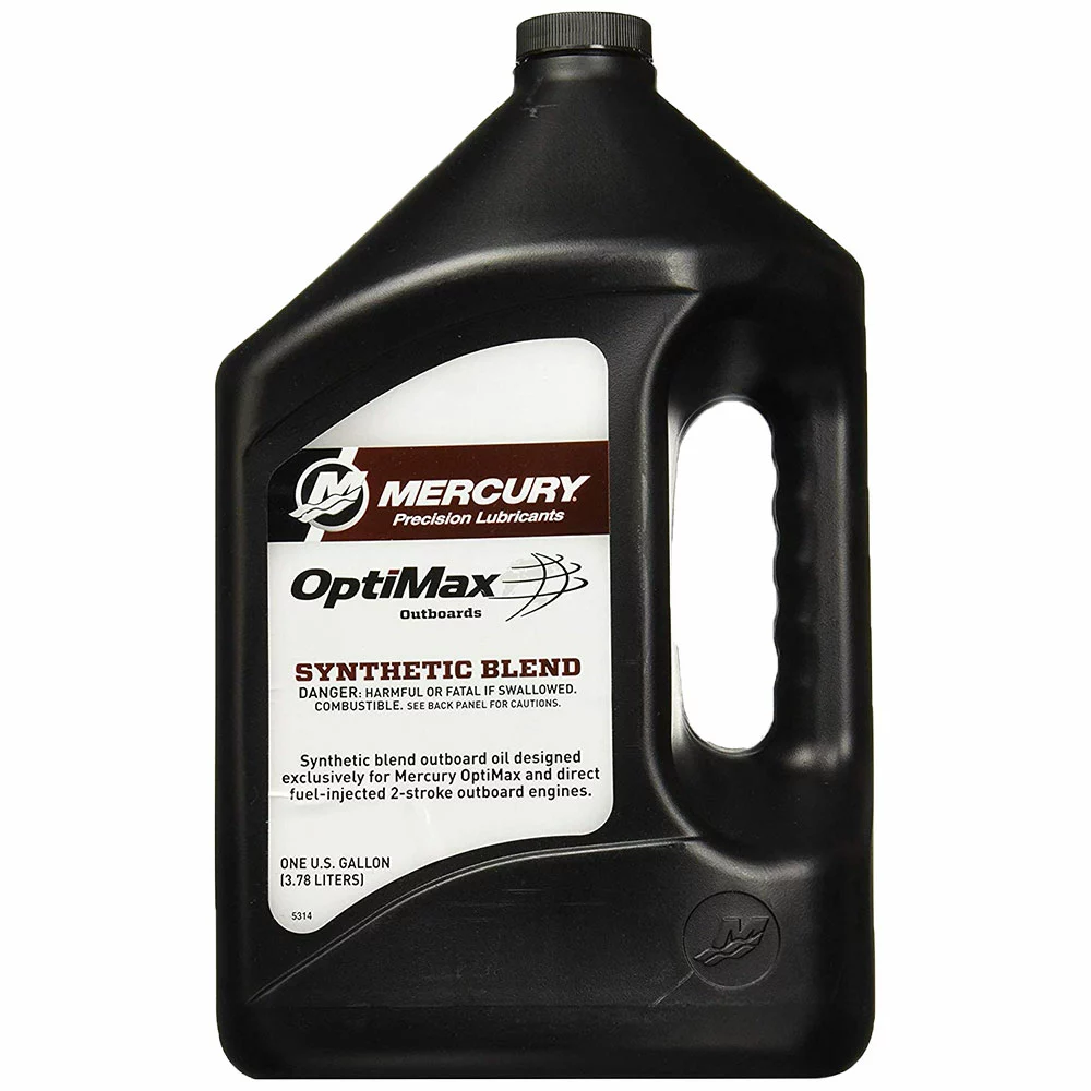 Genuine Mercury Optimax / DFI 2Cycle Outboard Oil 1 Gallon 92858037K01 Oil by Mercury