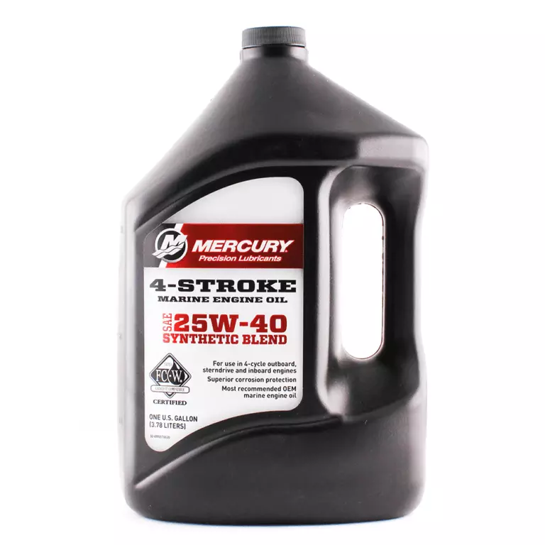Genuine Mercury 25W40 Synthetic Blend 4Cycle Oil 1 Gallon 928M0078630